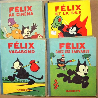 SULLIVAN «Félix le Chat». Collection complète. Bel ensemble des 19 albums parus chez...