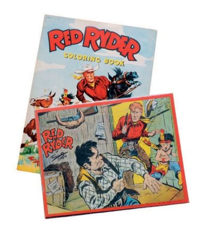 null «Red Ryder». 2 pièces par Fred HARMAN. Puzzle carton format 32 x 25 cm. Jaymar...