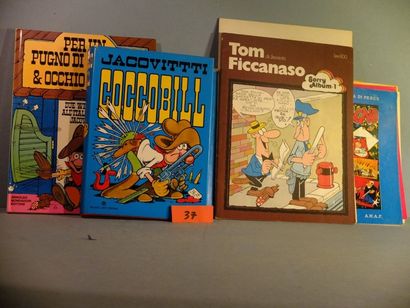 Jacovitti Lot de 13 albums en italien Per un pugno di spiccioli & occhio di pollo...