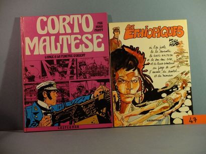 Hugo Pratt, Corto Maltese Lot de 2 albums L'ange à la fenêtre d'Orient (1975 EO TBE),...