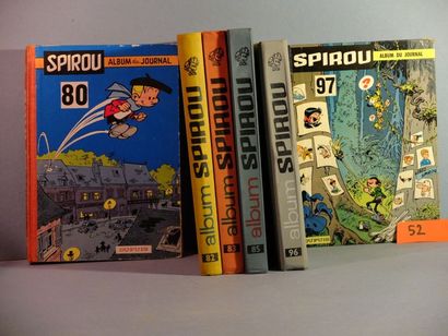 null Lot de 6 recueils du Journal de Spirou N°80 (avec mini-récits), N°82 (bon état),...