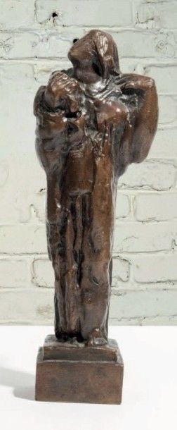 Charles Alexandre MALFRAY (1887-1940) 
Femme drapée à l'antique
Epreuve en bronze...