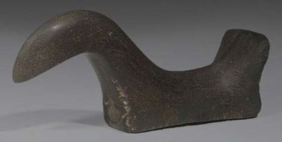 null Bird stone
Pierre noire à patine brune.
Ohio, États -Unis, 1500 - 1000 av. J.-C.
H....