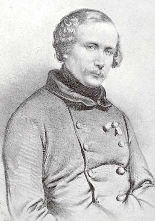 Jenaro PÉREZ VILLAAMIL Y DUGUET (1807-1854) 
Vue d'une ville espagnole, 1839
Huile...