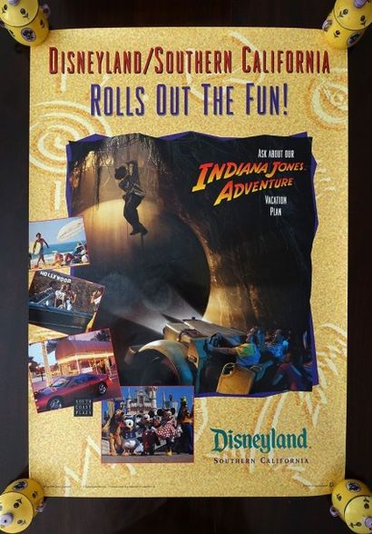 Disneyland Indiana Jones Adventure poster Disneyland - Southern California Indiana...