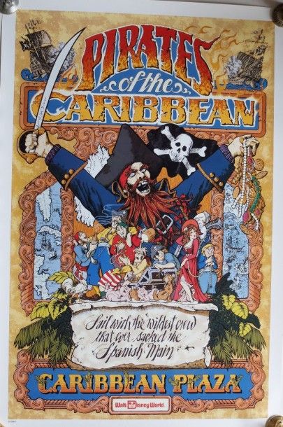 Affiche Pirates of the Caribbean Affiche Pirates of the Caribbean Walt Disney World...