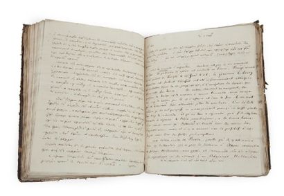 null [MANUSCRIT GREC]. Manuscrit de la fin du XVIIIe siècle en 3 volumes petit in-4°,...