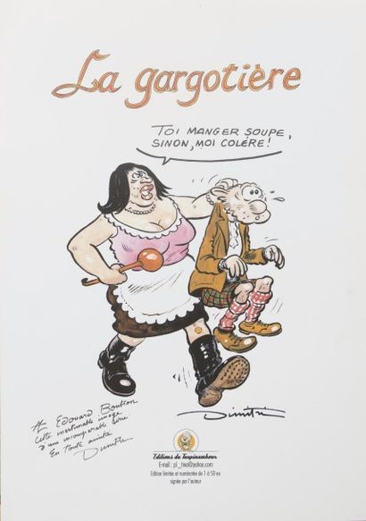 DIMITRI 
«La Gargotière»
Série «Le Goulag»
Portfolio de 30 planches couleurs 31 x...