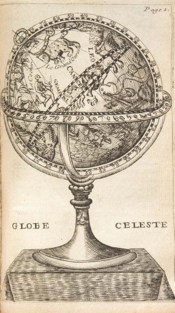 BION Nicolas L'usage des globes céleste et terrestre et des sphères suivant les différents...