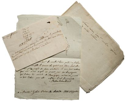 null Deux reconnaissances de dettes signées par Madame de Sade à ses parents:
2 documents...