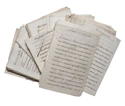 null Lettres adressées au Comte de Sade sur la Campagne de Flandres:
265 feuillets...