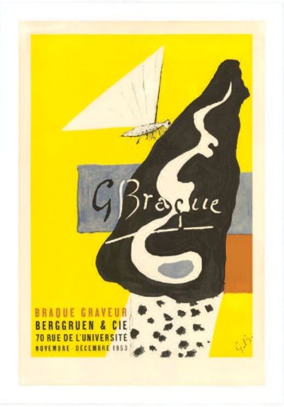 null GEORGES BRAQUE GRAVEUR
60x90cm
Affiche entoilée en très bon état