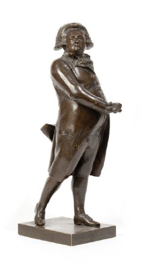 ANONYME 
Mirabeau
Epreuve en bronze à patine brune nuancée.
Ht. 42 cm