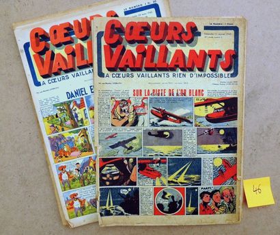 COEURS VAILLANTS 1942.
Ensemble de 29 numéros....