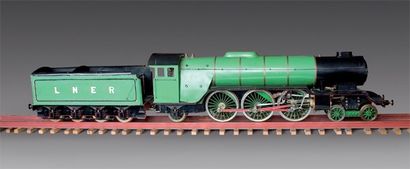 null Maquette au 1/16 d'une locomotive type vapeur 231 anglaise (L.N.E.R.) (London...