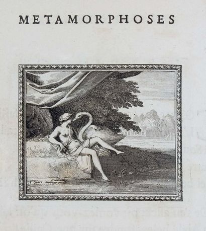 OVIDE. Métamorphoses d'Ovide en Rondeaux. Paris, Imp. Royale 1676. In-4° pl. veau...