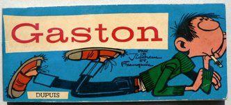 FRANQUIN. « Gaston ». Éditions Dupuis 1960. Album broché format 8 x 19,5 cm. Le premier...