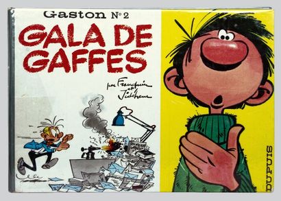 FRANQUIN « Gaston » n°2. « GALA DE GAFFES ». Dupuis 1965. Cartonné oblong. Edition...