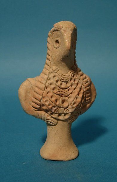 NINDOWARI (2500 av. J.C.) Statuette de déesse-mère. En terre cuite. (Éclat à la coiffure)....