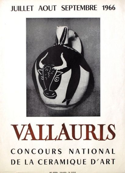 PICASSO PABLO Vallauris Concours National de la Céramique d'Art 1966 Arnera Vallauris...