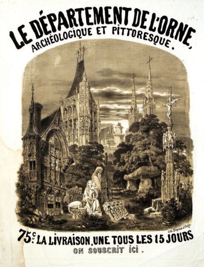 Le Département de l'Orne vers 1860 Archéologique...