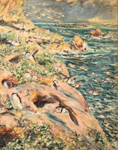 null Roger REBOUSSIN (1881-1965)

Oiseaux exotiques

Huile, signée

92 x 73 cm