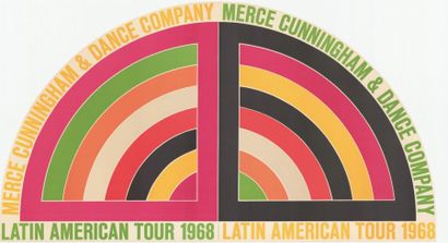 null MERCE & CUNNINGHAM DANCE COMPANY FRANK STELLA LATIN AMERICAN TOUR 1968
Affiche...