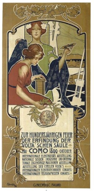 null ZUR HUNDER JAHRIGEN FEIER Adolfo HOHENSTEIN - 1899
Affiche roulée en assez bon...
