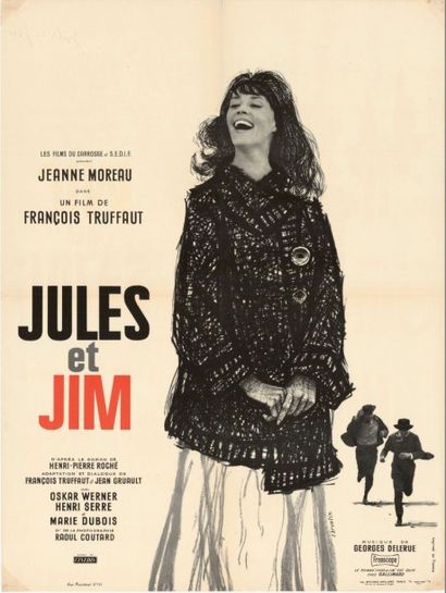 null JULES ET JIM
TRUFFAUT François - 1961
BROUTIN
Affiche 60x80cm, pliée en bon...