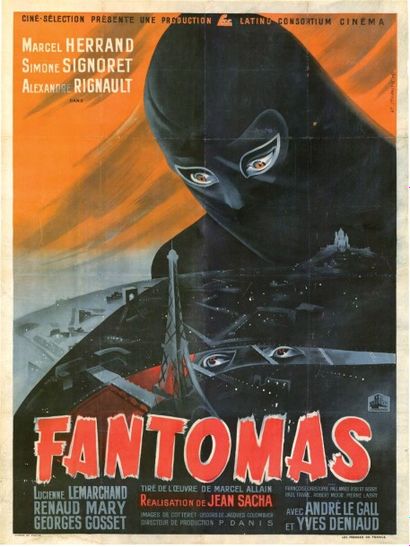 FANTOMAS
SACHA Jean - 1947
FOURASTIE
Entoilage...