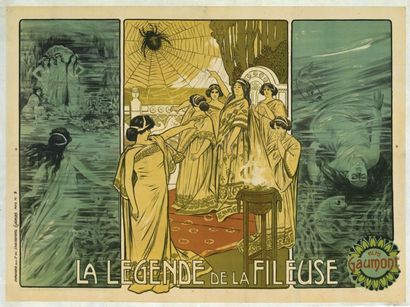 null LEGENDE DE LA FILEUSE
1907
Affiche entoilée en bon état.
Films Gaumont
120x...