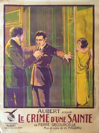 null CRIME D'UNE SAINTE
Charles MAUDRU - 1923
Roger SOUBIE
Films Aubert.
Entoilage...