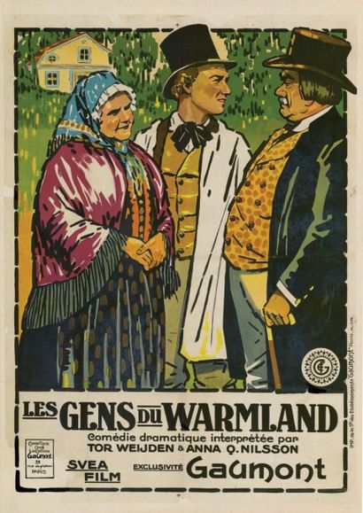 null GENS DU WARMLAND
1924
Film Svea distribué par Gaumont.
Entoilage ancien en bon...