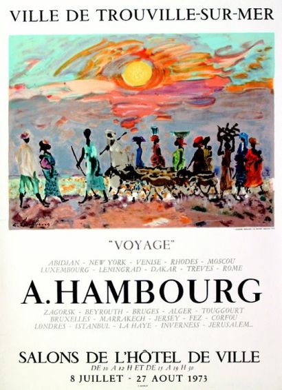 HAMBOURG. A A. Hambourg Trouville (Calvados) Ville de Trouville-sur-Mer. "Voyage"....