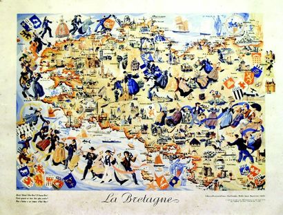 GUILLAUME E. La Bretagne Folklore et Provinces de France - Efpé Chambéry. Il a été...