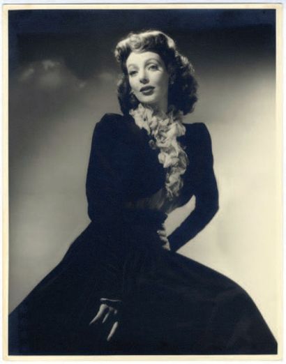 null Loretta YOUNG
Tirage original sur cartoline.
28x35,5cm