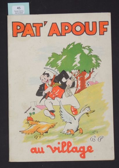 GERVY «Pat'Apouf au village»
Bonne Presse 1955. Album broché. Second tirage en parfait...