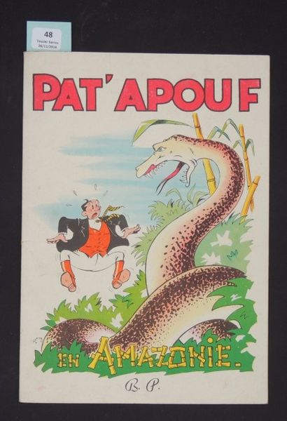 GERVY «Pat'Apouf en Amazonie»
Bonne Presse 1955. Album broché. Parfait état