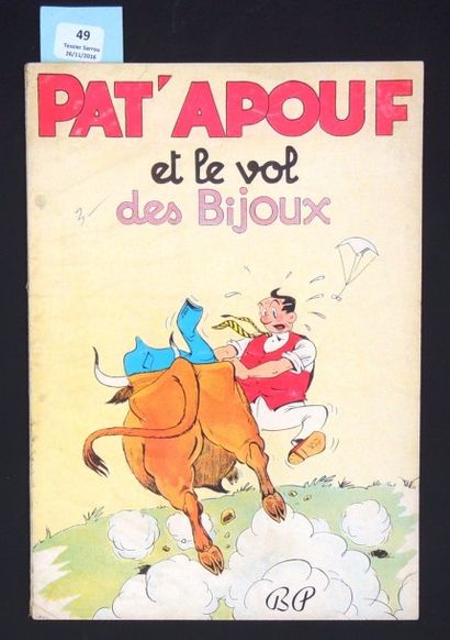 GERVY «Pat'Apouf et le vol des bijoux»
Bonne Presse 1956. Album broché. Edition originale....