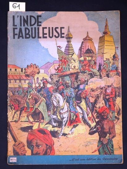 LIQUOIS «L'Inde Fabuleuse»
Album broché édité par Le Téméraire en 1943. Format 27...