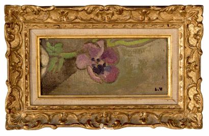 Louis VALTAT (1869-1952) 
Fleurs
Huile sur toile
Signée du monogramme en bas à droite
11...