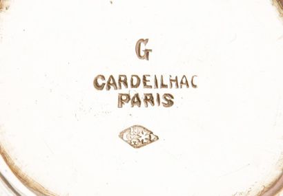 CARDEILHAC PARIS LUCIEN BONVALLET, orfèvre Service en argent comprenant une cafetière,...