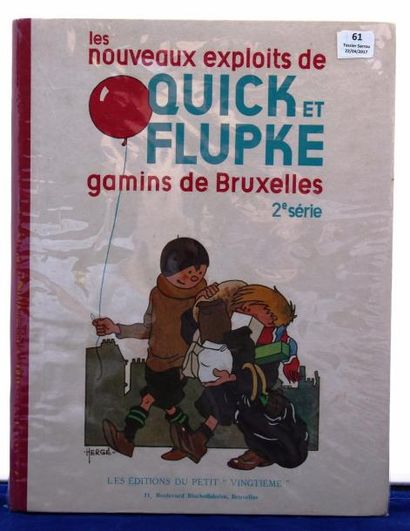 null «Quick et Flupke Gamins de Bruxelles» 2e série.
Editions du Petit Vingtième...