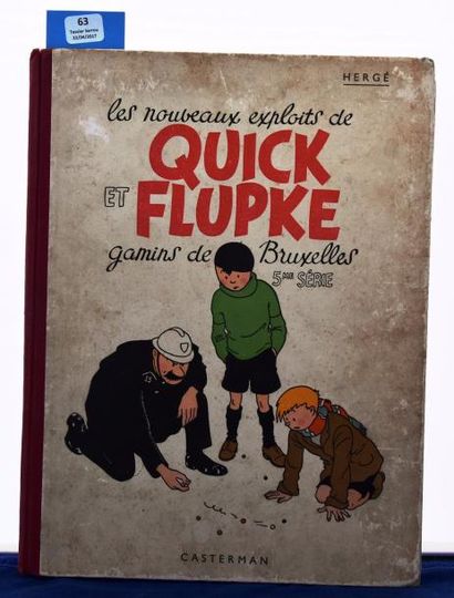 null «Quick et Flupke Gamins de Bruxelles» 5e série.
Edition originale. Casterman...
