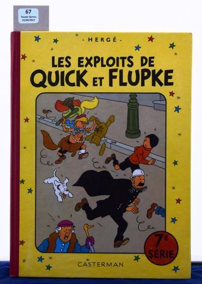 null «Les exploits de Quick et Flupke» 7e série.
Casterman 1956, 4e plat B17. Edition...