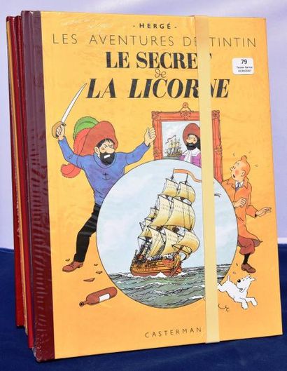 null «Tintin» 15 albums fac similé.
Editions fac similé couleurs. Oreille - Temple...