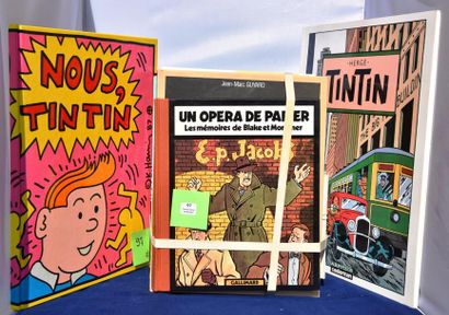 null Lot de 10 volumes sur Tintin/Hergé.
«Tintin grand voyageur du siècle» - «Hergé...