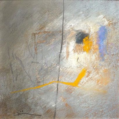 DUMINIL Franck 
Composition
Pastel sec sur papier
SBG
20 x 20 cm