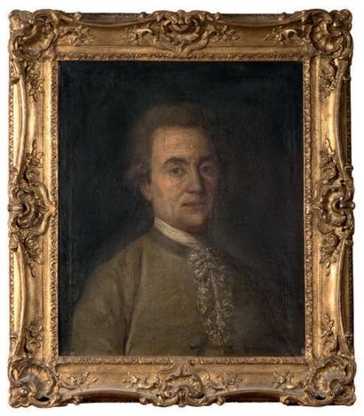 École Allemande, vers 1760 Portrait d'homme au jabot
Sur sa toile d'origine
55 x...
