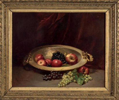 Paul Charles CHOCARNE MOREAU (1855-1931) Nature morte aux fruits
Huile sur toile,...